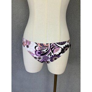 Salt + Cove Junior Swirl Twirl Taupe Cinched Back Hipster Bikini Bottoms S NWT's